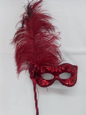 Mascara Julieta Nude Haste Plumas Luxo Festa Elo7