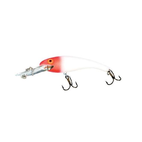 Cotton Cordell Wally Diver Fishing Lure Whitered Head 2 12 In