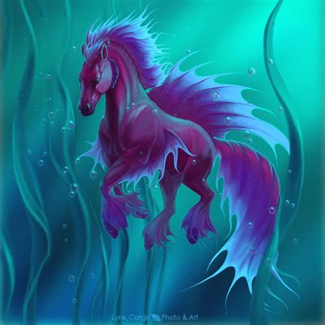 Betta Waterhorse By Lynx Catgirl On Deviantart Mythical Creatures