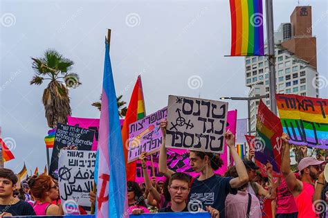 Tel Aviv 2023 Annual Lgbtq Pride Parade Editorial Stock Image Image