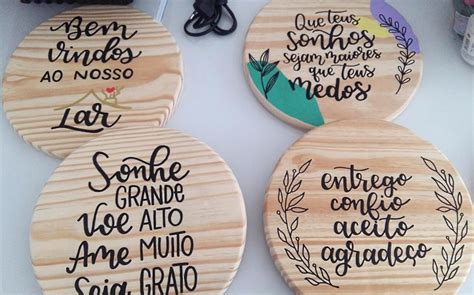 Quadro Em Pinus Personalizado Em Lettering P Decora O Un