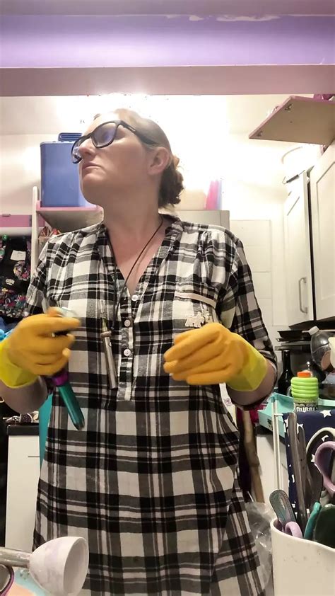 Request Wearing Rubber Gloves To Do Topless Washing Up British Weird Porn XHamster