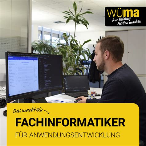 Ausbildung Bei Der W Ma Was Macht Ein Fachinformatiker M W D F R