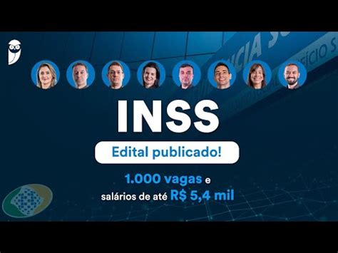 Edital concurso INSS vagas para técnico iniciais de R 5 9 mil