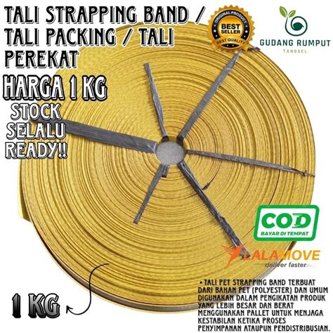 Jual Tali Strapping Band Warna Mm Tali Packing Warna Kuning Kg