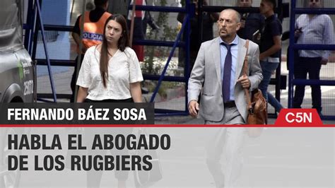 CRIMEN de BÁEZ SOSA HABLA el ABOGADO de los RUGBIERS YouTube