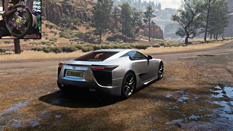 Lexus LFA Forza Horizon 5 Steering Wheel Gameplay YouTube