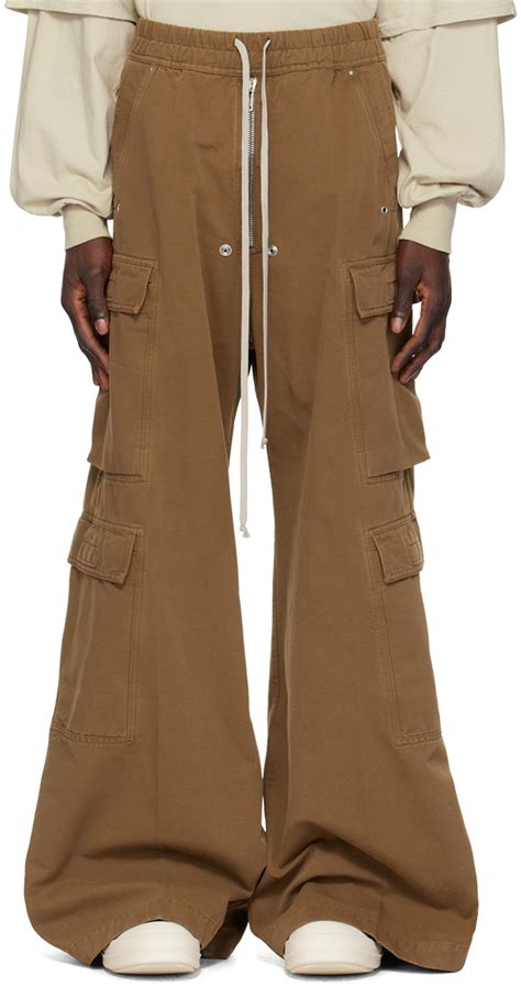 Rick Owens Drkshdw Brown Jumbo Bela Cargo Pants Rick Owens Drkshdw