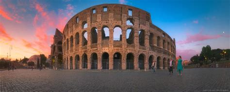 An evening at The Colosseum (Il Colosseo), Rome