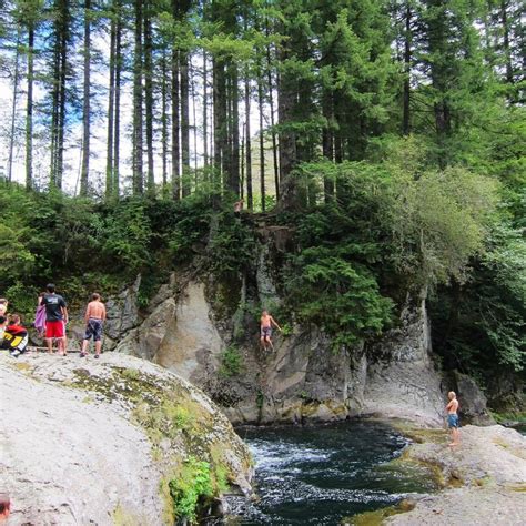 Naked Falls Offers Multiple Cliff Jumping From Various Heights Waterfall Slides And Plenty Of