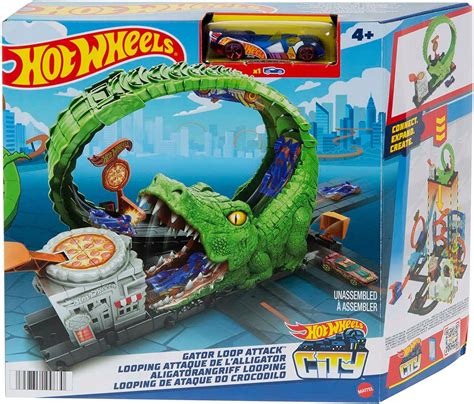 HOT WHEELS ZESTAW PĘTLA KROKODYLA HKX39 Sezamek