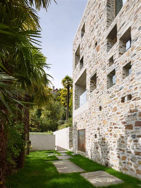 Wespi De Meuron Romeo Uses Stone And Plaster For Lakeside House