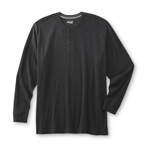 Basic Editions Mens Big And Tall Henley Shirt Clothing Shoes