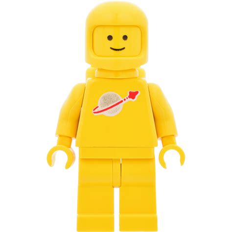 LEGO Yellow Classic Space Astronaut Minifigure Inventory Brick Owl