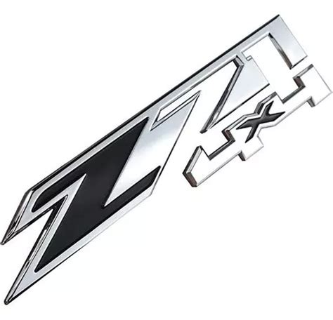 Emblema Z X Cromo Negro Chevrolet Cheyenne Meses Sin