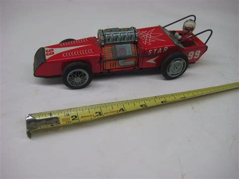 Vintage Tin Toy Hot Rod Front Engine Dragster Friction Car Made Japan Antique Price Guide