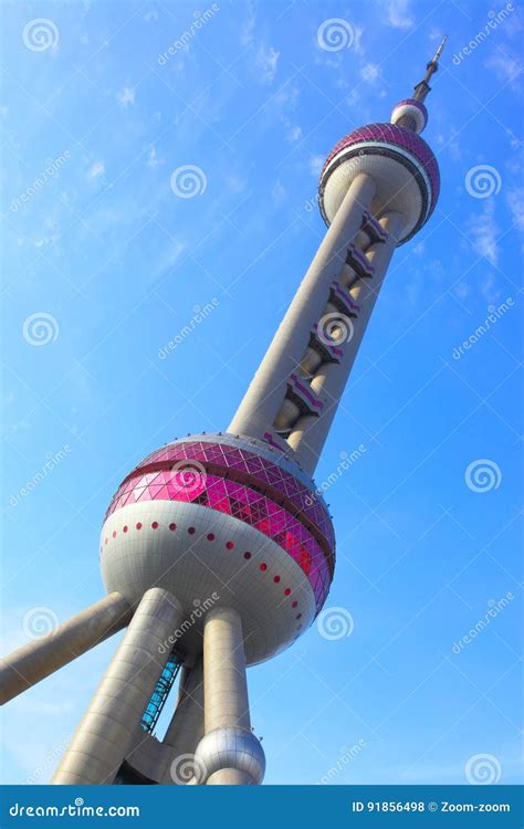 The Oriental Pearl Radio And Tv Tower Editorial Stock Photo Image Of