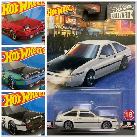 Hot Wheels Toyota Ae Sprinter Trueno Mainlines Falken And Premium