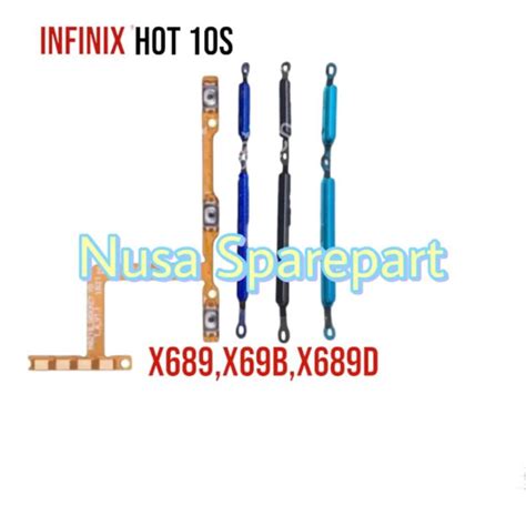 TOMBOL FLEXIBEL ON OFF VOLUME UNTUK INFINIX TIPE HOT S Lazada Indonesia