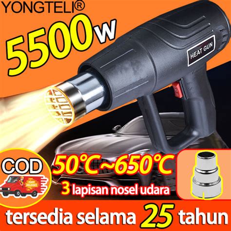 Detik Untuk Memanasyongkang Hot Air Gun W Derajat V Hot Gun Tingkat Panas