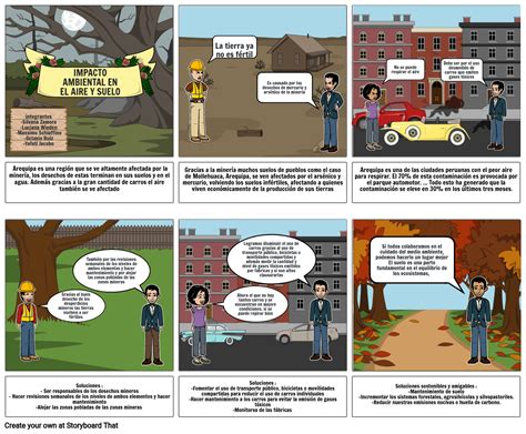 Impacto Ambiental En El Suelo Y Arie Storyboard