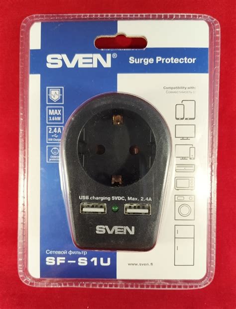 Сетевые устройства компании Sven: SF-08-16 и SF-S1U / Питание и ...
