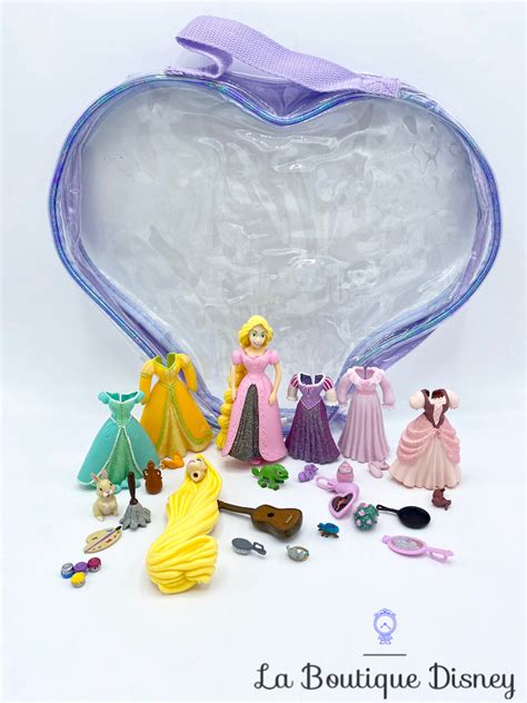 Figurine Fashion Polly Pocket Coffret Coeur Raiponce Disneyland Paris