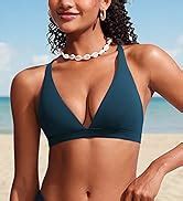 Amazon Crz Yoga Womens Scoop Neck Bikini Tops D Dd Adjustable Spaghetti Straps Bathing Suit