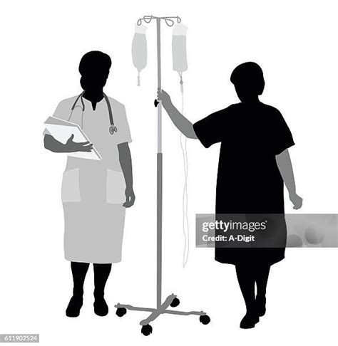 Doctor Patient Silhouette Illustration Photos and Premium High Res Pictures - Getty Images