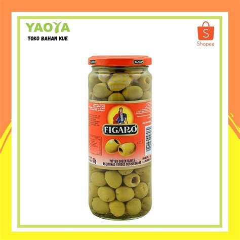 Jual FIGARO STUFFED GREEN OLIVE 450G Shopee Indonesia