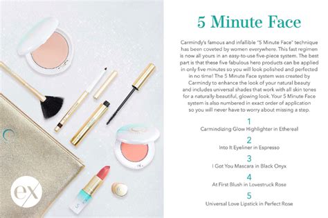 Carmindy's 5-Minute Face Beauty Tips Bring Simplicity Back to Beauty : exEXPERTS