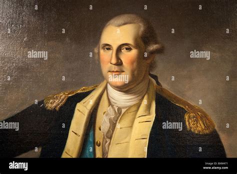 Portrait of President George Washington by Charles Willson Peale Stock ...