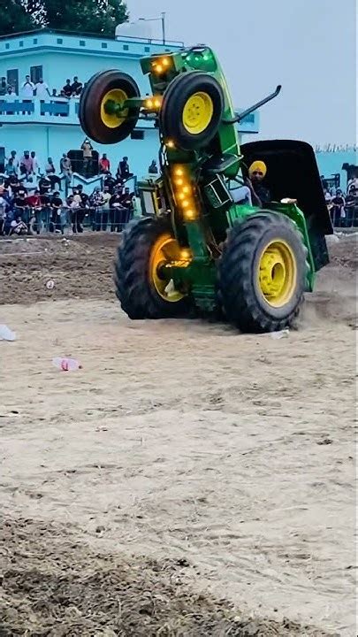 Sewak Brar Tractor Stunt On John Deere 5050d ️😱stunt Very ⚠️