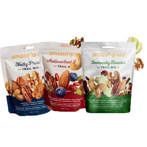 Amazin Graze Immunity Trail Mix Antioxidant Berry Trail Mix G