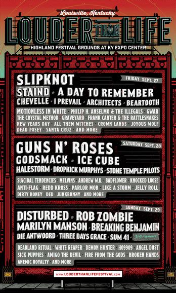 Louder Than Life Lineup Announced - Loud Hailer Magazine