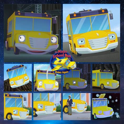 Many Faces Of The Magic School Bus Rides Again By Farawolfdog On