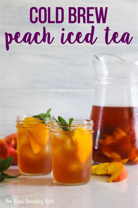 Peach Iced Tea Recipe Recipe Peach Ice Tea Iced Tea Recipes Tea