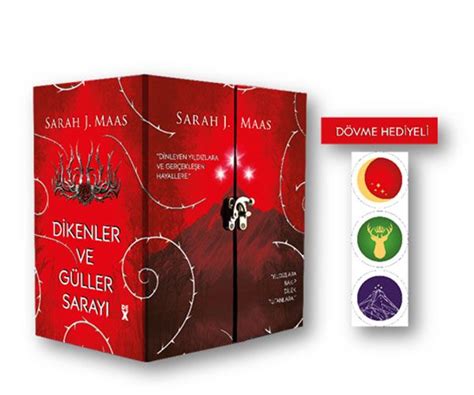 Dikenler ve Güller Sarayı Kutulu Set Dövme Hediyeli Sarah J Maas