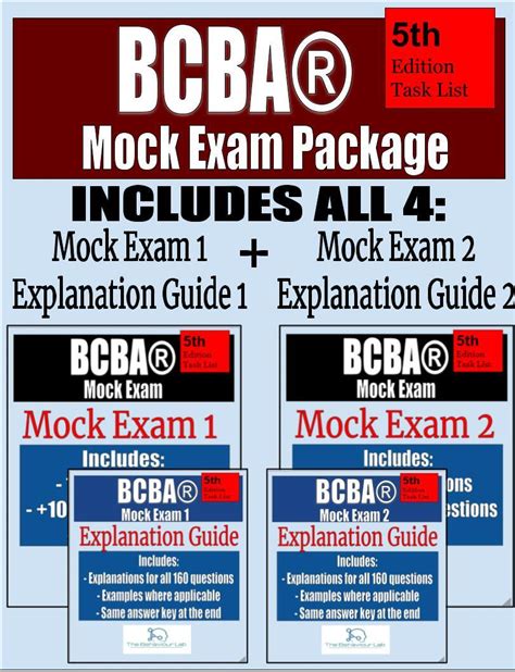 BCBA Mock Exam 1 2 160 Questions Per Mock Exam Explanations