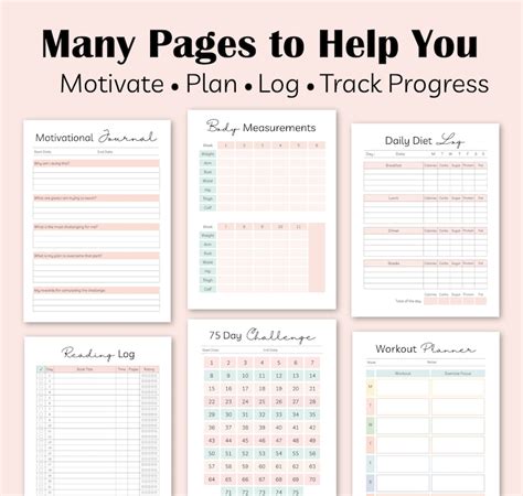 Editable 75 Day Tough Challenge Hard Rules PDF Printable Etsy