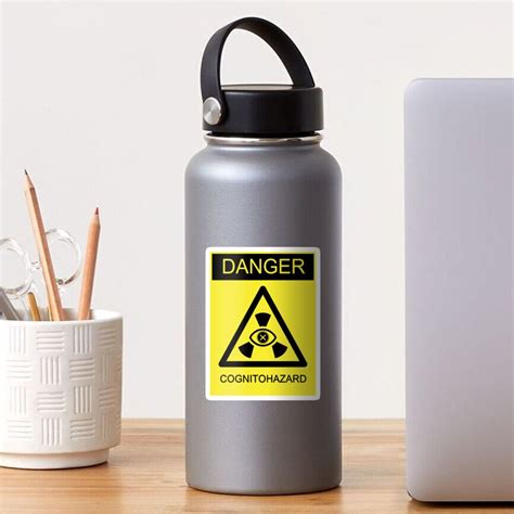 Danger Cognitohazard Sticker For Sale By Porto881 Redbubble