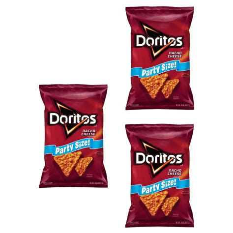 Buy Doritos Nacho Cheese Flavored Tortilla Chips Party Size 15 Ounce