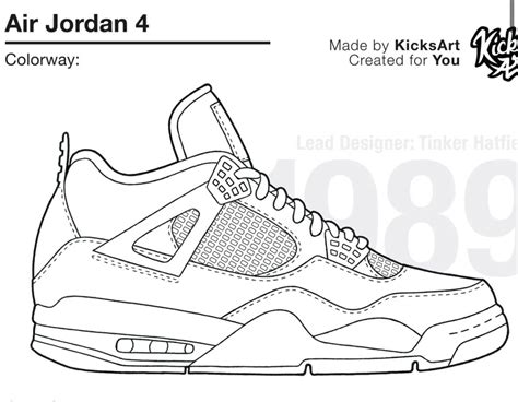 Air jordan 1 coloring pages sneaker coloring pages created by – Artofit