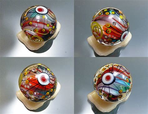 Melanie Moertel Handmade Glass Focal Bead Melaniemoertel