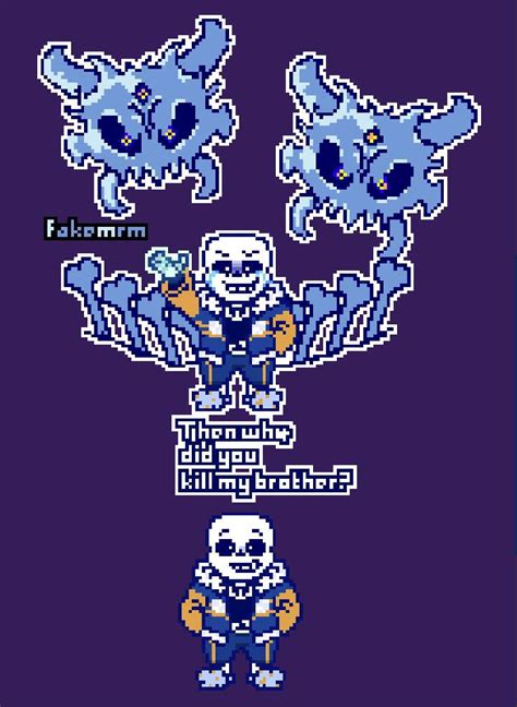 Outertale Sans Sprite Remake By Fakemrm1 On Deviantart