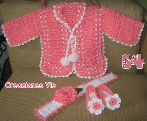 Conjunto Vestido Beb Crochet Imagui