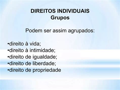 Aula 2 Dos Direitos E Deveres Individuais E Coletivosppt