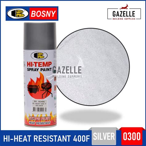 Bosny Hi Temp High Heat Temperature Resistant Spray Paint F