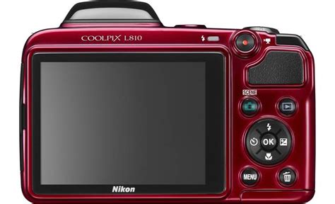 Nikon Coolpix L810 Red 16 1 Megapixel Digital Camera With 26X Optical