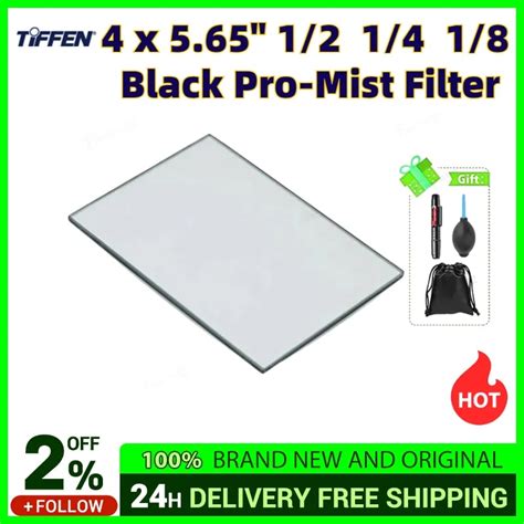 Tiffen 4 x 5.65" Black Pro-Mist 1/2 1/4 1/8 Filter